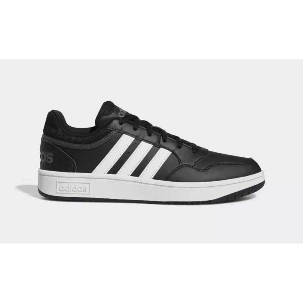 Size 11.5‎ - adidas Hoops 3.0 Low Core Black Grey